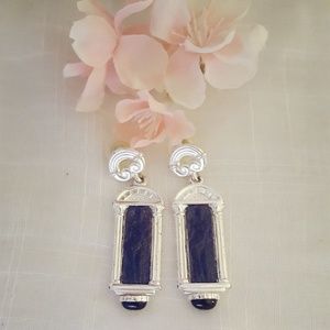 Vintage Greek inspired Earrings & Brooch